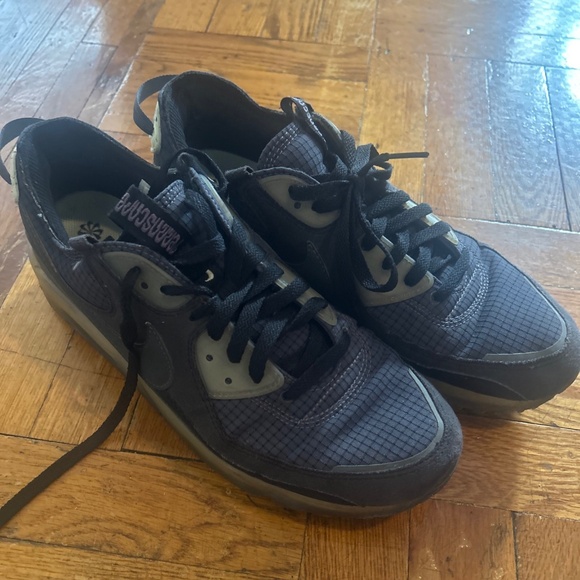 Nike Air Max Terrascape 90s Black Grey Lime Trainers Sneakers Mens 11.5 - Picture 1 of 7